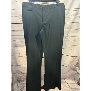 Gap Women's Black Hip Slung Fit Stretch Wide Leg Trousers Pants Size 10‎